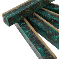 3/4" x 3/4" x 5" Forest Mud Pen Blank Acrylester #XX43