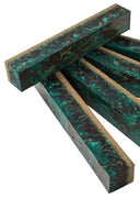 3/4" x 3/4" x 5" Forest Mud Pen Blank Acrylester #XX43