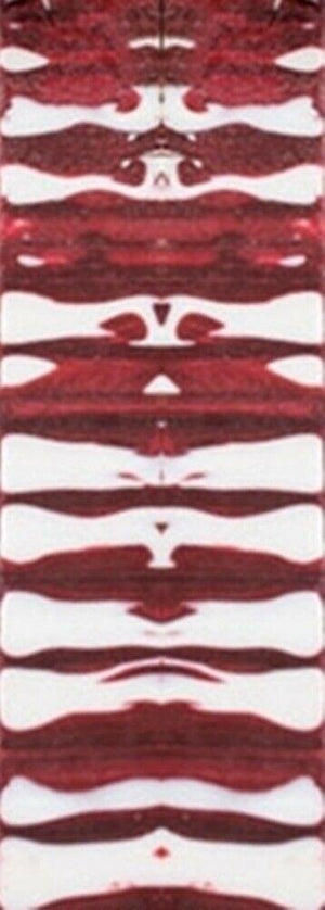 Peppermint Stick Genesis Acrylester (2 PC) Mini Knife Scales 3/16 x 3/4 x 5 - Wood Acrylic Supply