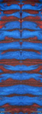 Genesis Scarlet Wave Acrylester (2 PC) Mini Knife Scales 3/16 x 3/4 x 5 - Wood Acrylic Supply