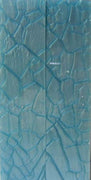Light Aqua Designed Acrylic (2 pc) Knife Scaless 3/16" x 1 1/2" x 6" - 0432