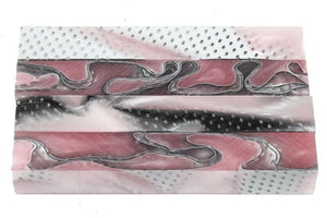 Pink Storm Acrylic Pen Blank 3/4"x3/4"x4" BTWPBM1121SHORT4 (1 pc)