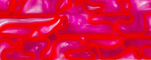 Pink Cherry Swirl BTW86KSS Acrylic (2 pc) Knife Scale 3/16" x 1 1/2" x 6" Pink Cherry Swirl BTW86KSS - Wood Acrylic Supply
