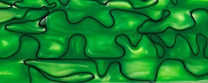 Nuclear Lime BTW81KSM Acrylic (2 pc) Knife Scaless 1/4" x 1 1/2" x 5"