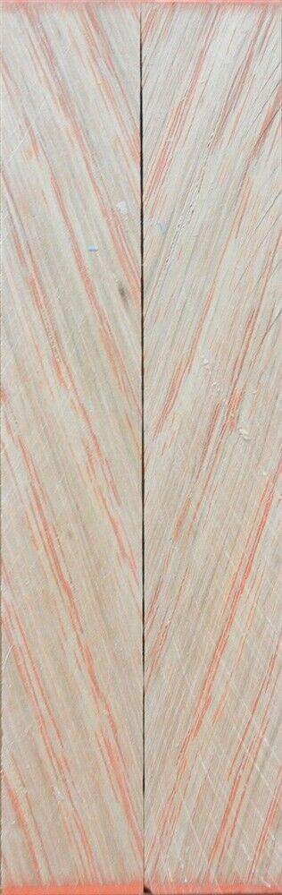 Hybrid Tiger Oak-Orange (2 pc) Knife Scales 3/16" x 3/4" x 5" - (39) - Wood Acrylic Supply