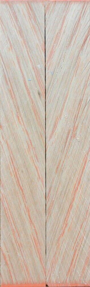 Hybrid Tiger Oak-Orange (2 pc) Knife Scales 3/16" x 3/4" x 5" - (39) - Wood Acrylic Supply