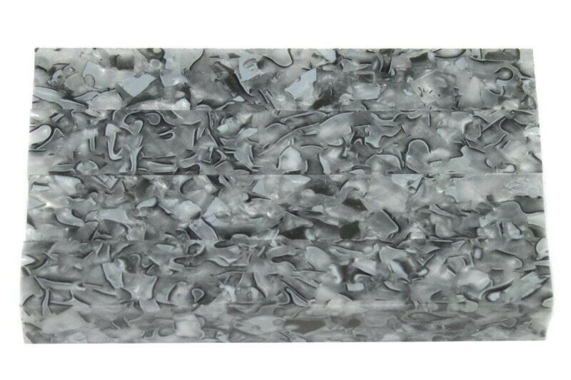 Fractured Snow Acrylic Pen Blank 3/4"x3/4"x4" BTWPBM1035SHORT4 (1 pc)