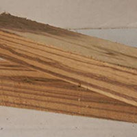 Zebrawood (1 pc) Pen/Reel/Razor Blank 1"sq x 6" - 0351