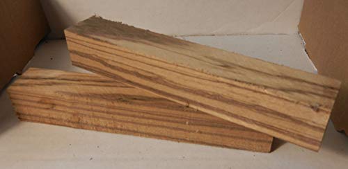 Zebrawood (1 pc) Pen/Reel/Razor Blank 1"sq x 6" - 0351
