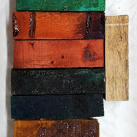 Dyed Stabilized Pen Blank Short Assortment (9 pc) 3/4" sq x 2 3/4"+