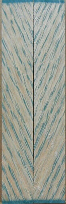 Hybrid Tiger Oak-Green (2 pc) Knife Scales 3/16