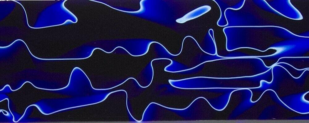 Sapphire Water BTW106PBL Acrylic (1 pc) Pen/Reel/Razor Blank 1"sq x 6" Sapphire Water BTW106PBL - Wood Acrylic Supply