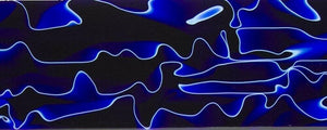 Sapphire Water BTW106PBL Acrylic (1 pc) Pen/Reel/Razor Blank 1"sq x 6" Sapphire Water BTW106PBL - Wood Acrylic Supply