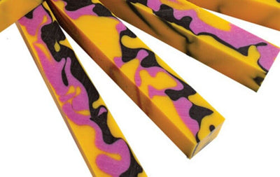 Banana Parfait Acrylic. #66 1 pc Pen Blank 3/4