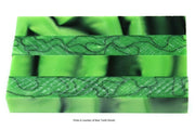 Nuclear Lime Acrylic Pen Blank Short 3/4"x3/4"x2 7/8"min (1 pc) - Wood Acrylic Supply