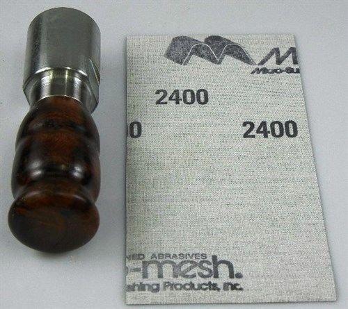 Micro-Mesh Regular Finishing Sheet 1 pc 3" x 6" 2400 grit sheet - Wood Acrylic Supply