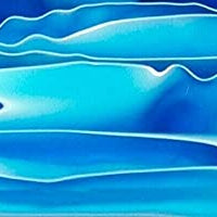 Blue Topaz Water BTW13KSS Acrylic (2 pc) Knife Scaless 3/16" x 1 1/2" x 5"