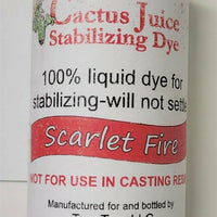Scarlet Fire Cactus Juice Stabilizing Dye (1) 2 oz net weight by TurnTex