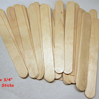 Stir Sticks 3/4" x 6" Nicer to use than popsicle sticks 500 Pieces - Wood Acrylic Supply