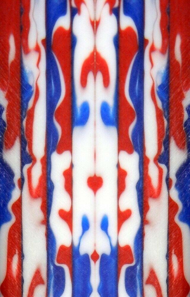 Acrylic Mini Knife Scale 3/16" x 1 1/2" x 6" Patriot - Wood Acrylic Supply