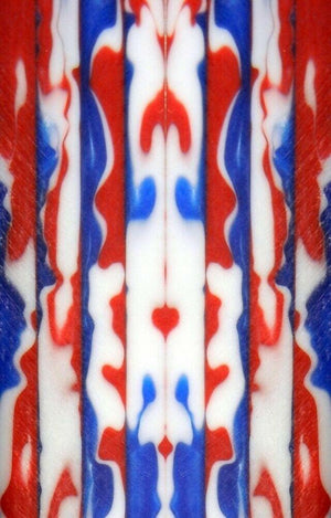Acrylic Mini Knife Scale 3/16" x 1 1/2" x 6" Patriot - Wood Acrylic Supply