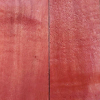 Box Elder w Red Dye (2 pc) Razor Knife Scales 3/16" x 2" x 6" - Wood Acrylic Supply