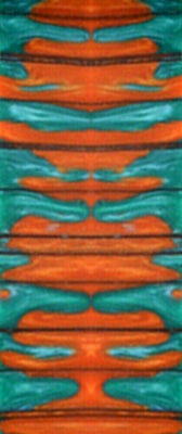 Genesis Santa Fe Acrylester (2 PC) Mini Knife Scales 3/16 x 3/4 x 5 - Wood Acrylic Supply