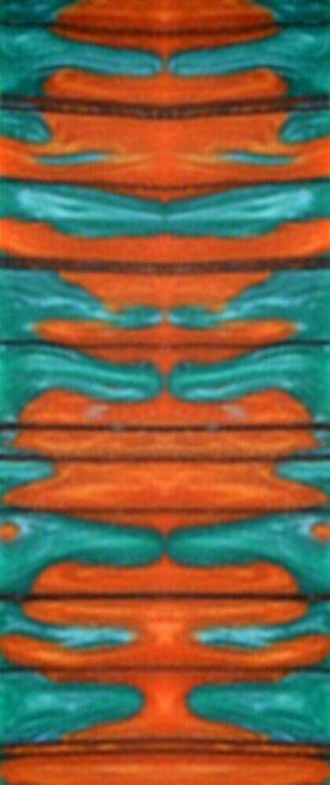 Genesis Santa Fe Acrylester (2 PC) Mini Knife Scales 3/16 x 3/4 x 5 - Wood Acrylic Supply