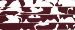 Maroon Pride BTW74KSM Acrylic (2 pc) Knife Scaless 1/4" x 1 1/2" x 5"