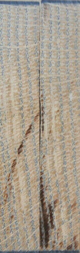 Hybrid Tiger Oak-Black (2 pc) Knife Scales 3/16" x 3/4" x 5" - (33) - Wood Acrylic Supply