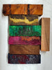 Dyed Stabilized Pen Blank Short Assortment (7 pc) 3/4" sq x 2 3/4"+