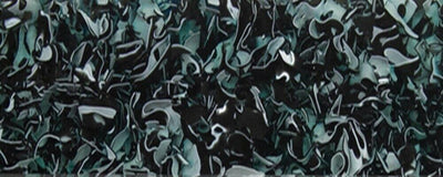 Fractured Cool Mint BTW52KSM Acrylic (2 pc) Knife Scale 1/4