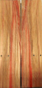 Box Elder Burl Stabilized Clear (2 pc) Knife Scales 3/8" x 1 1/2" x 6" - 1191 - Wood Acrylic Supply