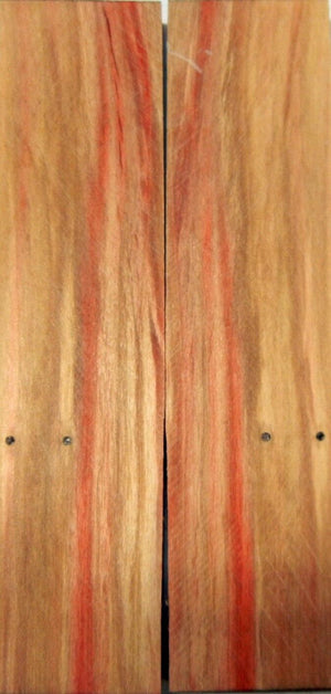 Box Elder Burl Stabilized Clear (2 pc) Knife Scales 3/8" x 1 1/2" x 6" - 1191 - Wood Acrylic Supply