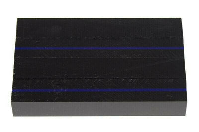 Thin Blue Line Acrylic Pen Blank 3/4