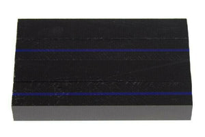 Thin Blue Line Acrylic Pen Blank 3/4"x3/4"x4" BTWPBM1102 (1 pc)