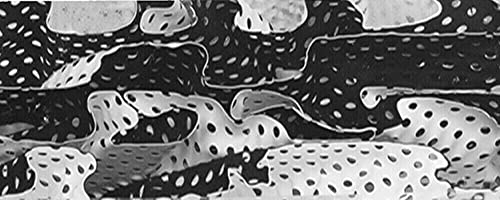 Tuxedo Mesh BTW123KSM Acrylic (2 pc) Knife Scales 1/4" x 1 1/2" x 5"