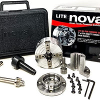 Nova 48306 G3 Lite Pen Turning Chuck Bundle Direct Thread 1” x 8TPI