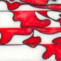Red Huskers BTW98Mini Acrylic (2 pc) Mini Knife Scales 3/16" x 1" x 6" Red Huskers BTW98Mini - Wood Acrylic Supply