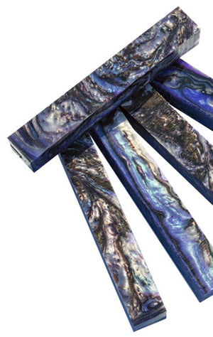 3/4" x 3/4" x 5" Violet Pearl Pen Blank Acrylester #XX48