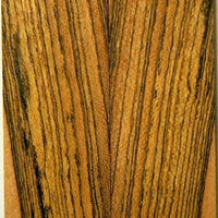 Bocote Figured (2 pc) Knife Scales 3/16" x 1" x 6" - 1043 - Wood Acrylic Supply