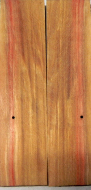 Box Elder Burl Stabilized Clear (2 pc) Knife Scales 3/8" x 1 1/2" x 6" - 1192 - Wood Acrylic Supply