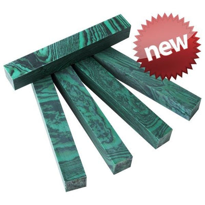 SimStone - 01 Malachite Pen Blank 3/4
