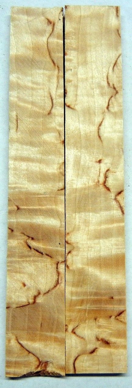 Birch Masur (2 pc) Knife Scales 3/16" x 3/4" x 5" - 1317 - Wood Acrylic Supply