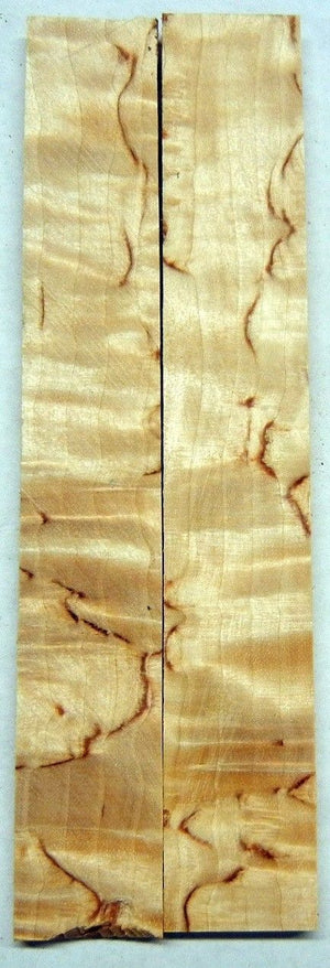 Birch Masur (2 pc) Knife Scales 3/16" x 3/4" x 5" - 1317 - Wood Acrylic Supply