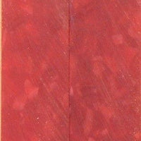 Crushed Red Acrylic #24 (2 pc) Mini Knife Scale  3/16"x3/4"x5"    500 - Wood Acrylic Supply