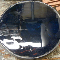 Translucent Deep Blue Alumilite Round Bowl - Ready for Lathe 2" x 5 3/4" Round