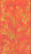 Inferno Acrylester #54 2 pc Knife Scale  1/4"x1 1/2"x5"      003 - Wood Acrylic Supply