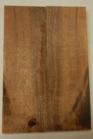Koa Hawaiian Curly (2 pc) Knife Scales 3/8" x 2" x 6" - 1277 - Wood Acrylic Supply
