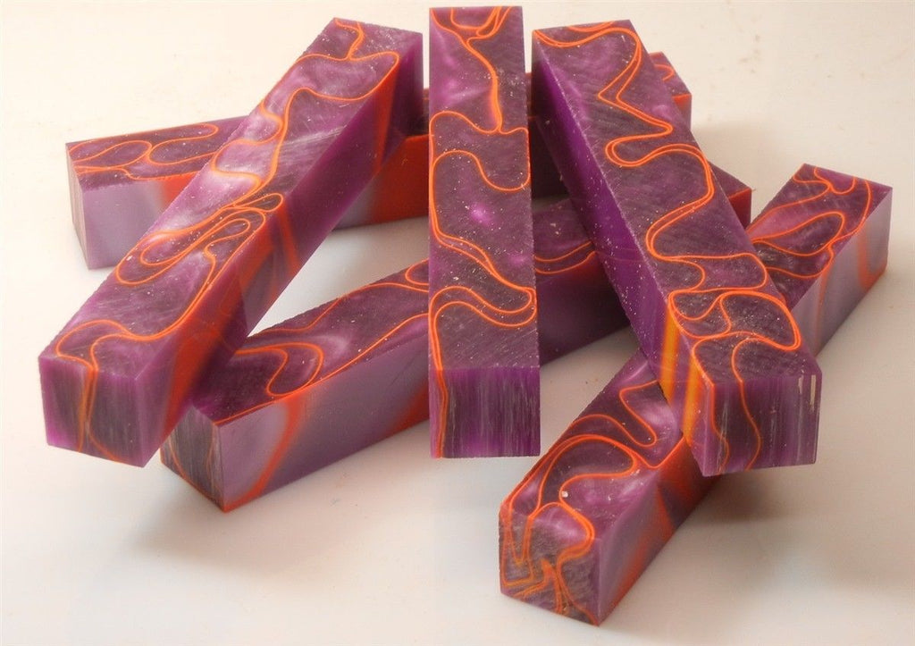 Jubilee Acrylic Acetate #50 (1 pc) Pen Blank 3/4" Sq x 5" - Wood Acrylic Supply